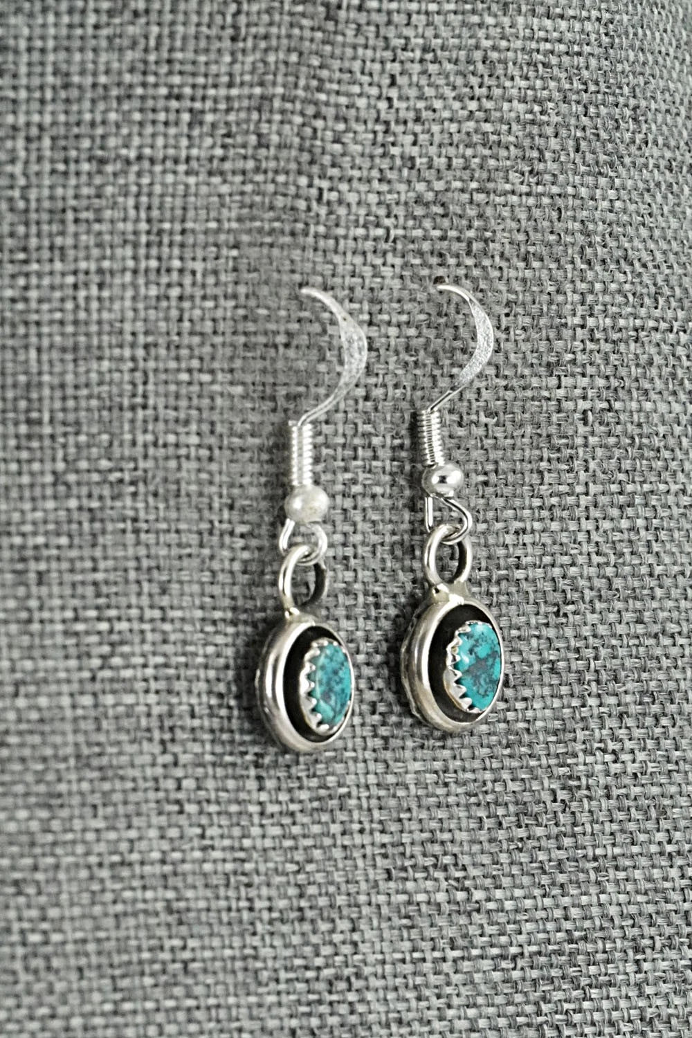 Turquoise & Sterling Silver Squash Blossom Set - Phil Garcia