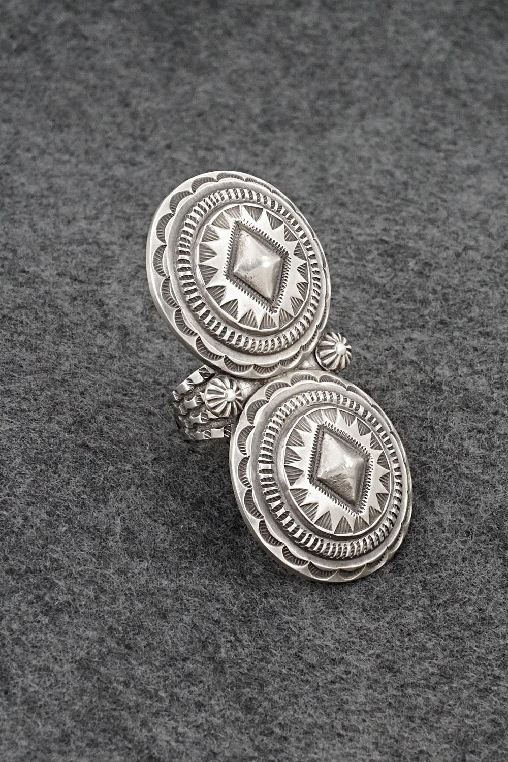 Sterling Silver Ring - Calvin Martinez - Size 7.5