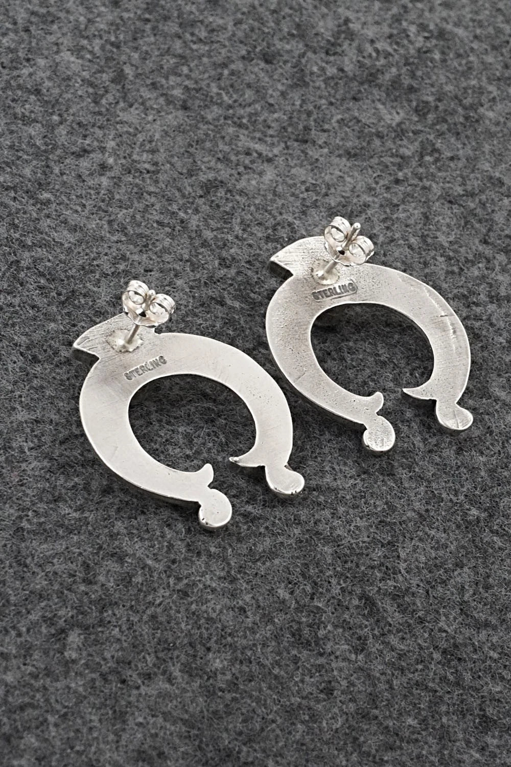 Turquoise & Sterling Silver Earrings - Adrienne Gordon