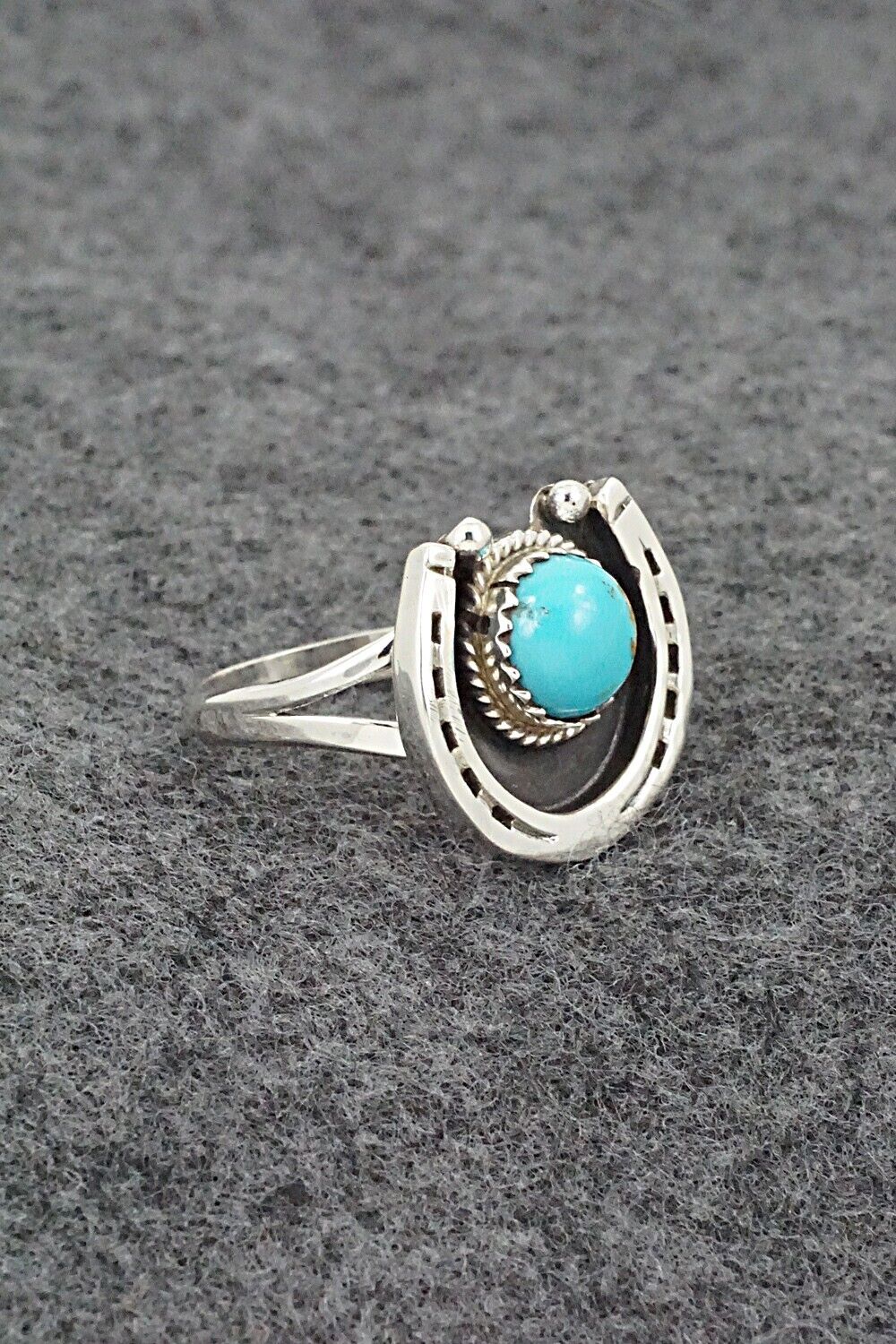 Turquoise & Sterling Silver Ring - Alice Rose Saunders - Size 7