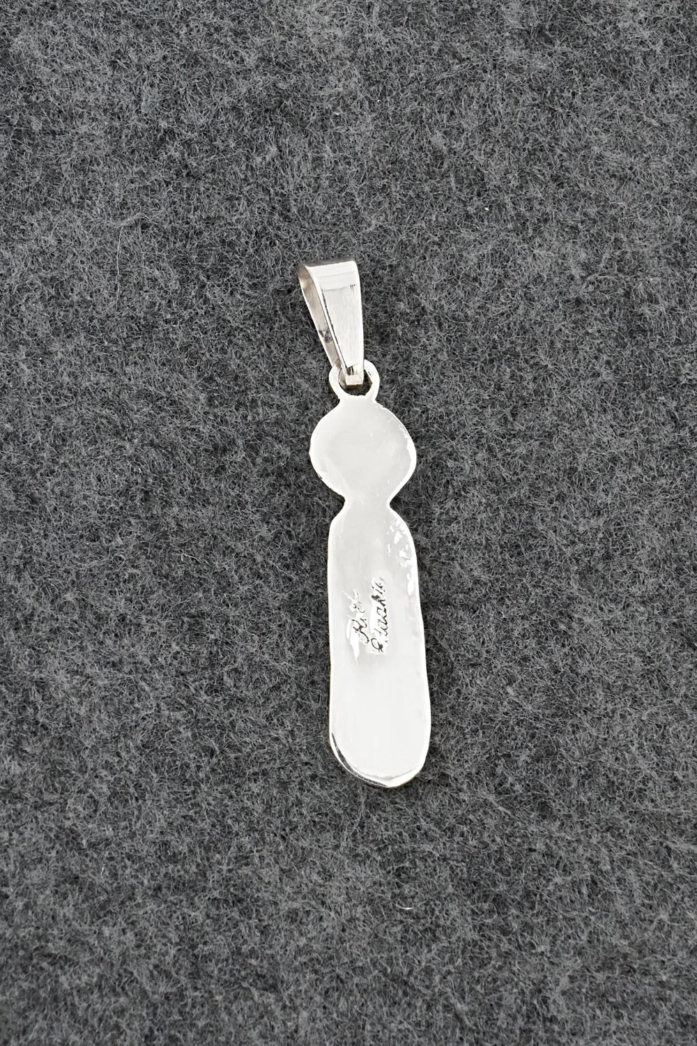 Multi Stone & Sterling Silver Pendant - Rayland Edaakie