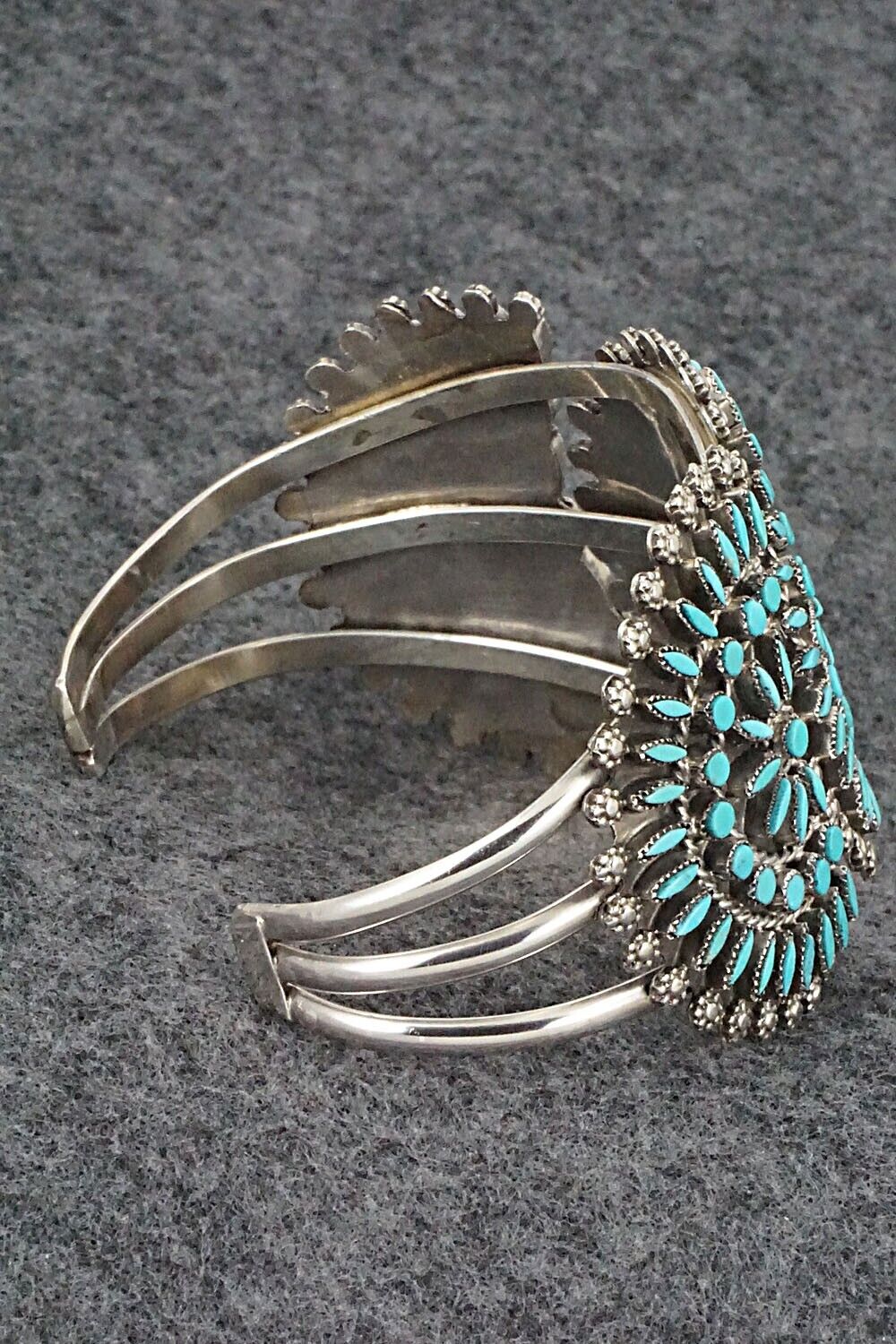 Turquoise & Sterling Silver Bracelet - Merlinda Chavez