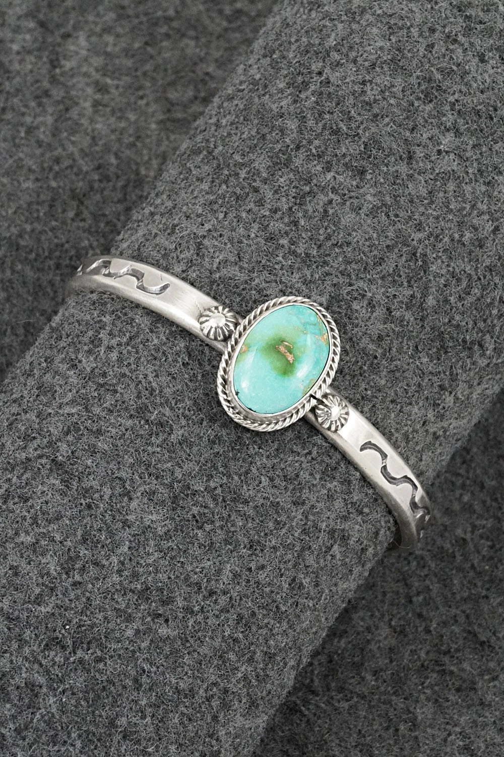 Turquoise & Sterling Silver Bracelet - Samuel Yellowhair