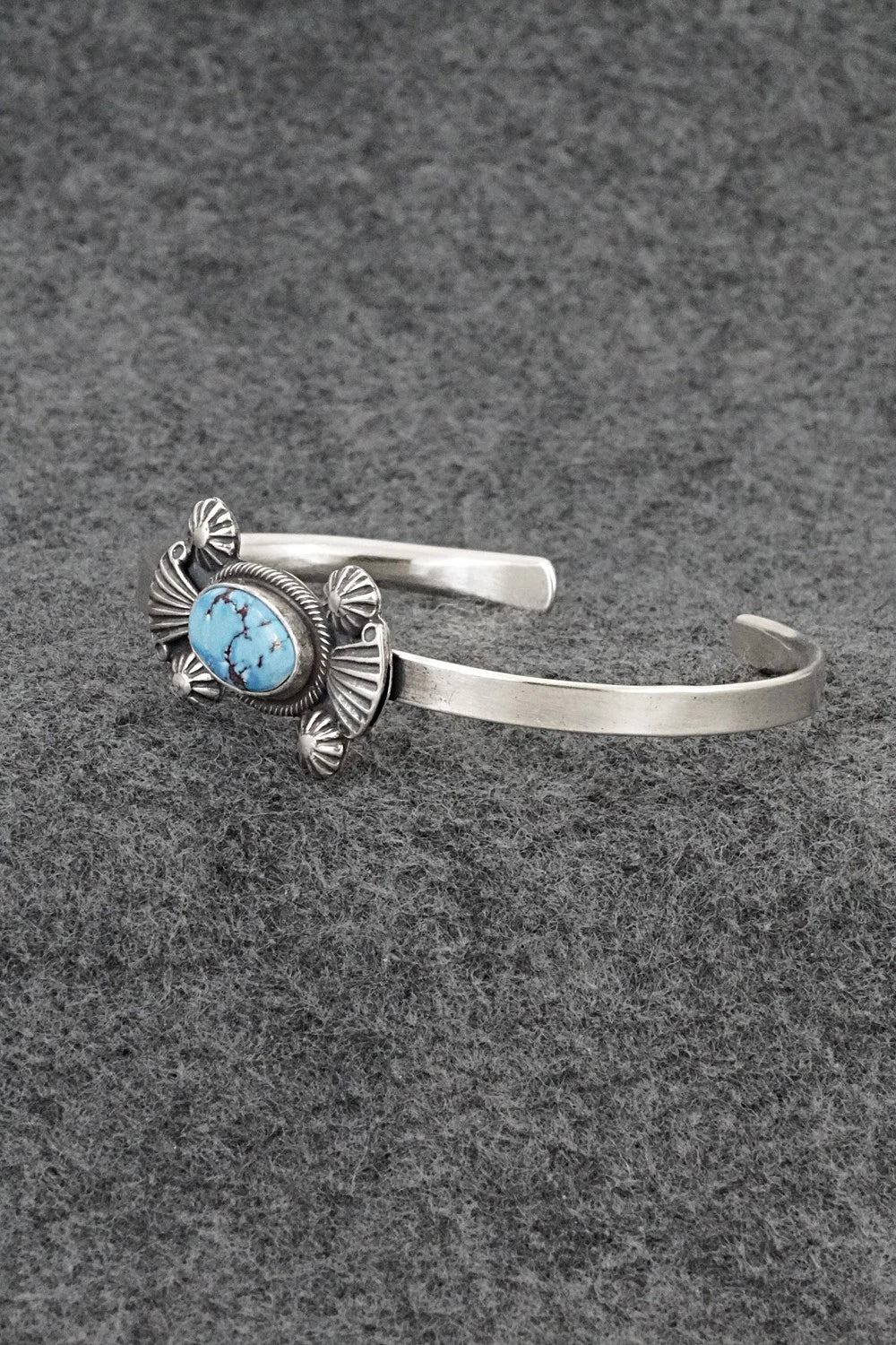 Turquoise & Sterling Silver Bracelet - Genevieve Francisco