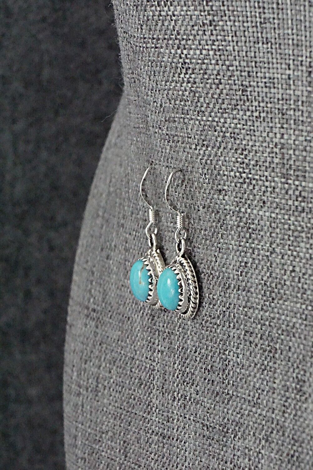 Turquoise & Sterling Silver Earrings - Sharon McCarthy