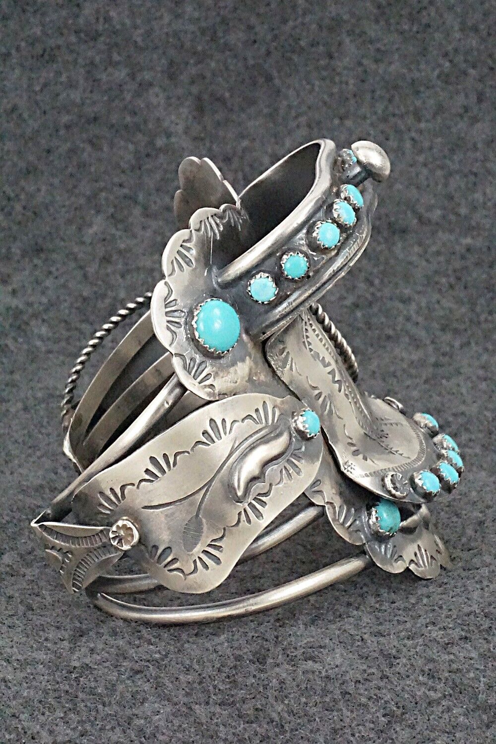 Turquoise & Sterling Silver Bracelet - Tim Yazzie