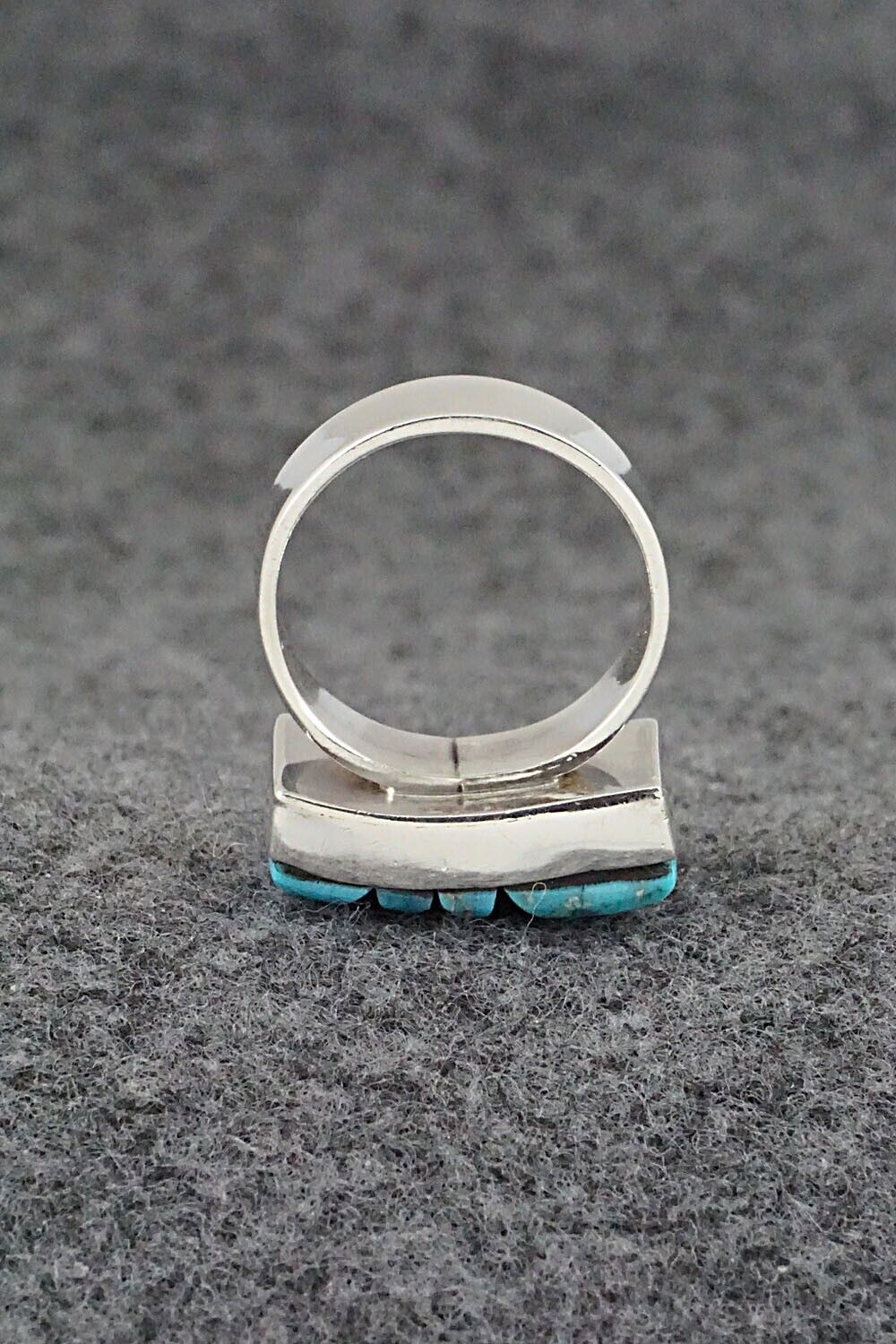 Turquoise & Sterling Silver Ring - Julia Etsitty - Size 6