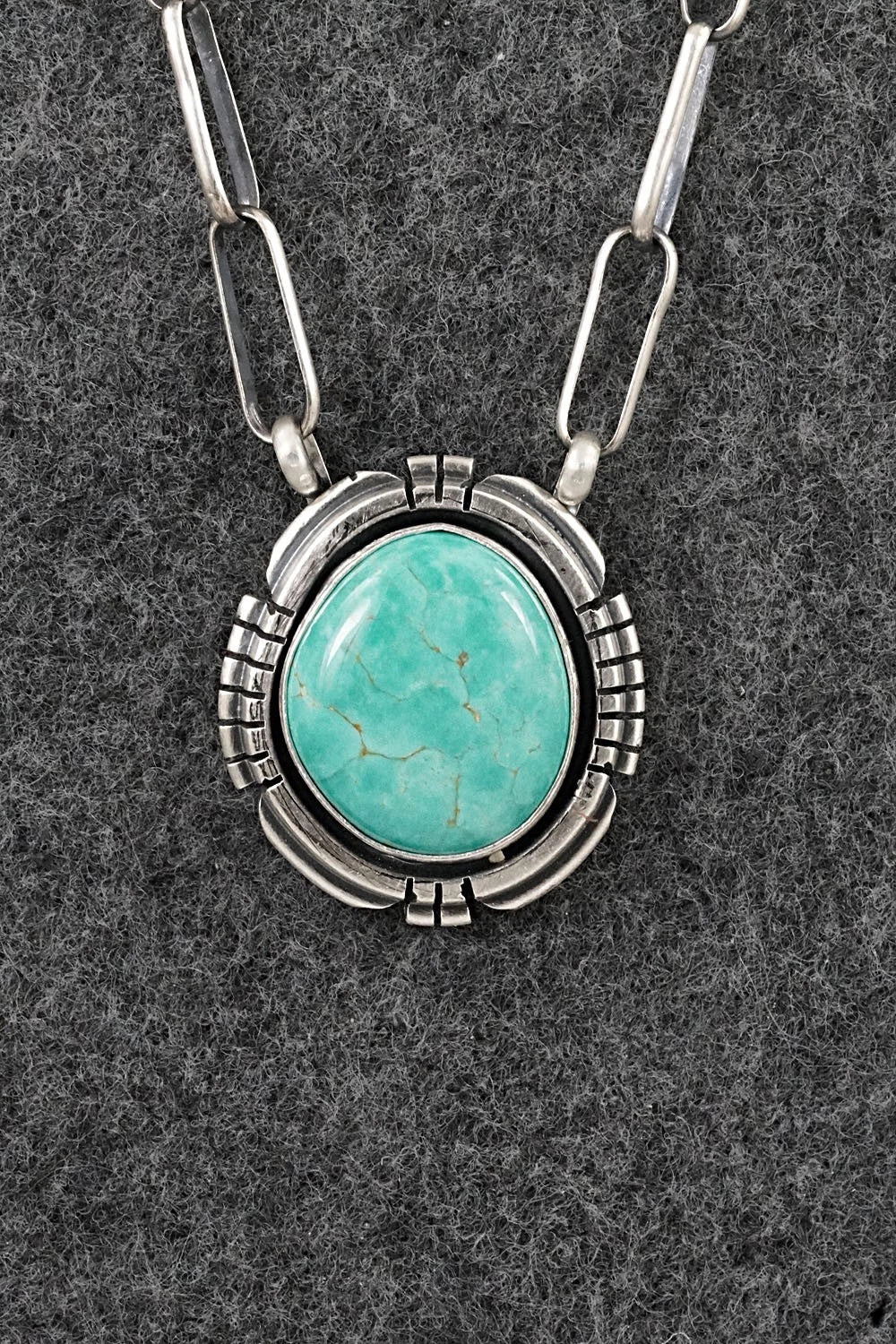 Turquoise & Sterling Silver Necklace - Daniel Benally