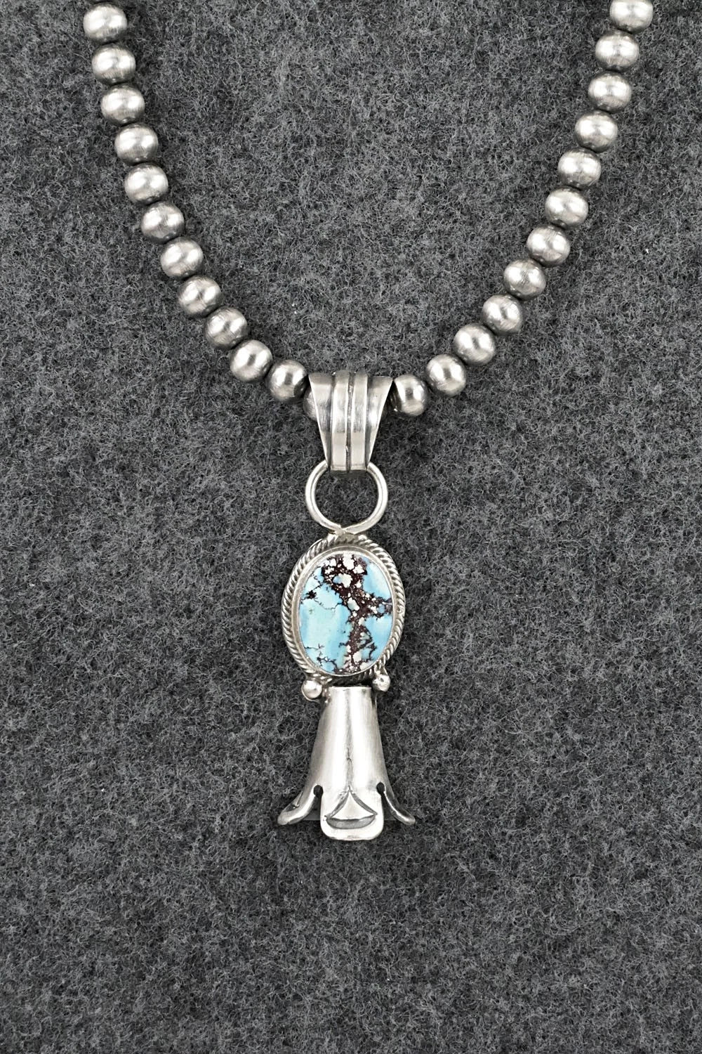 Turquoise & Sterling Silver Necklace - Sharon McCarthy