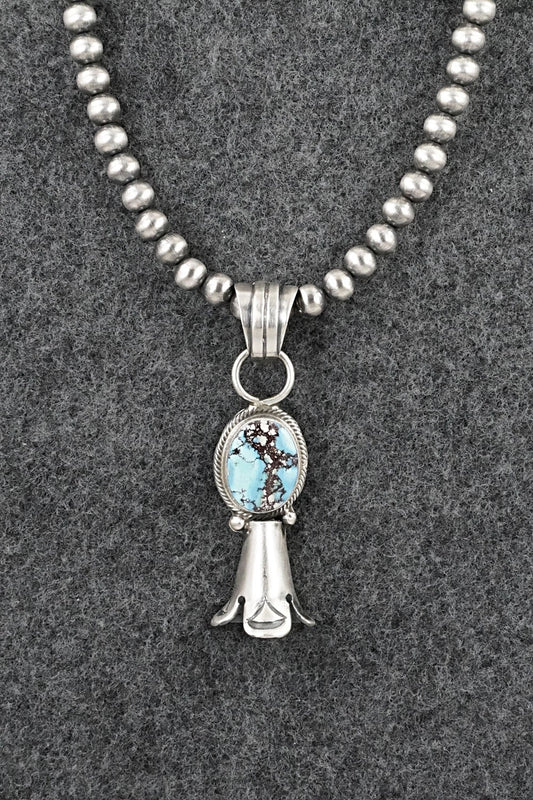 Turquoise & Sterling Silver Necklace - Sharon McCarthy
