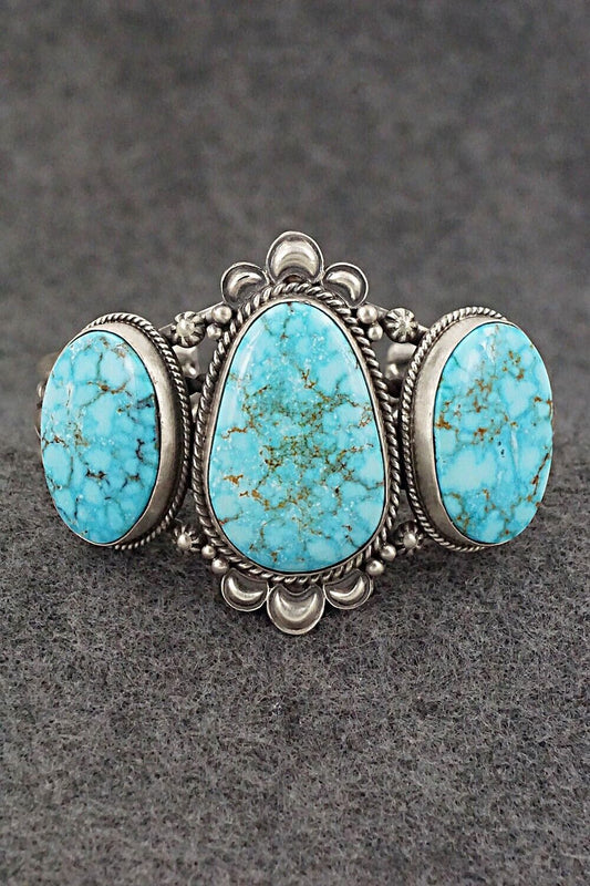 Turquoise & Sterling Silver Bracelet - Derrick Gordon