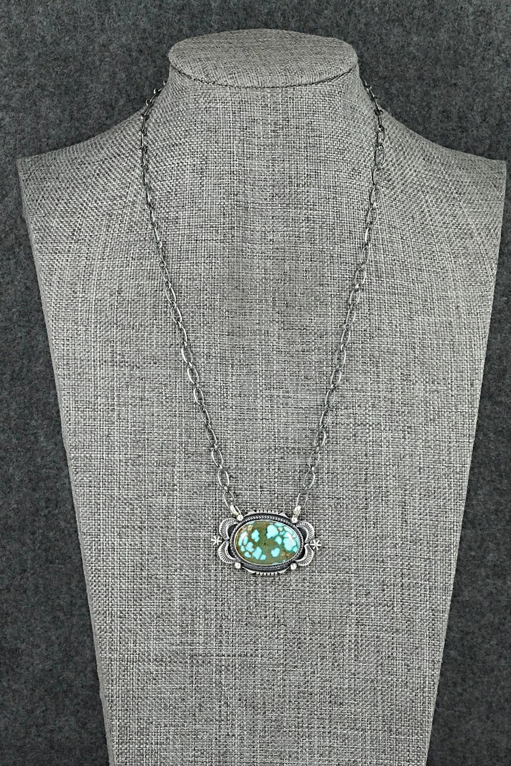 Turquoise & Sterling Silver Necklace - Daniel Benally