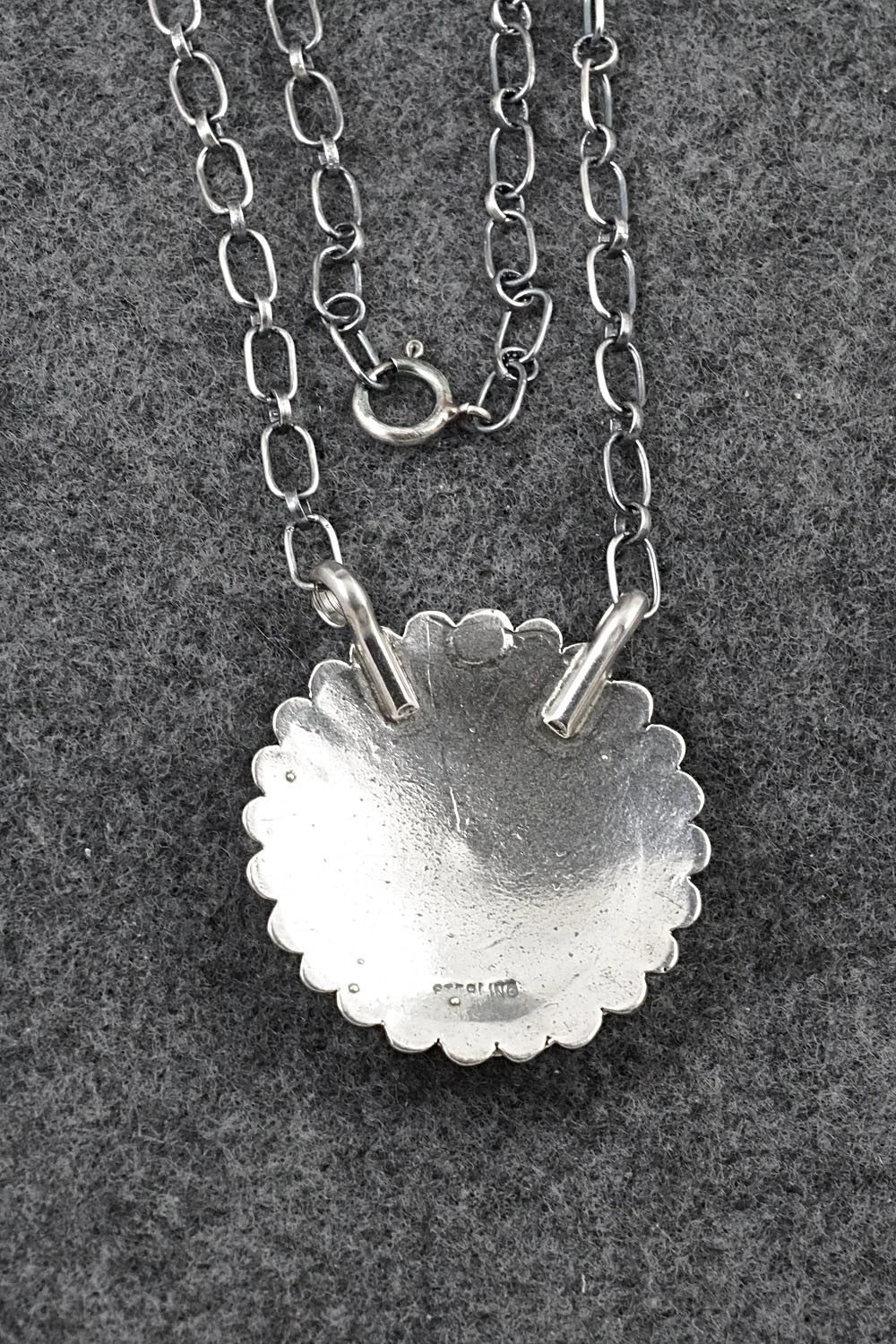 Turquoise & Sterling Silver Necklace - Sheldon Mariano