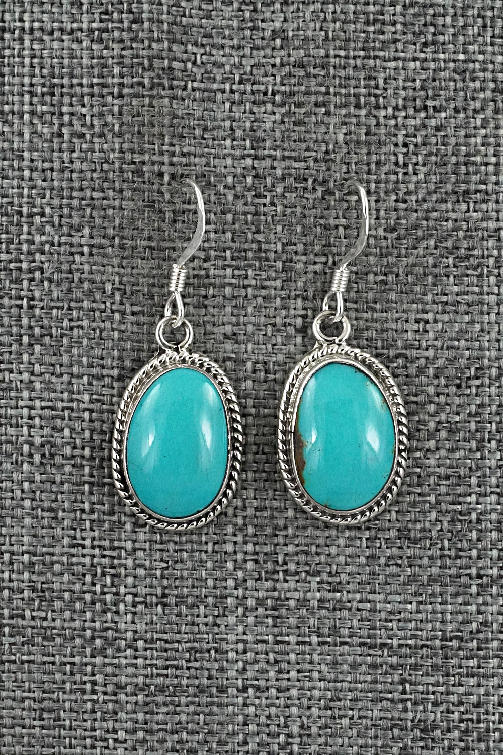 Turquoise & Sterling Silver Earrings - Sharon McCarthy