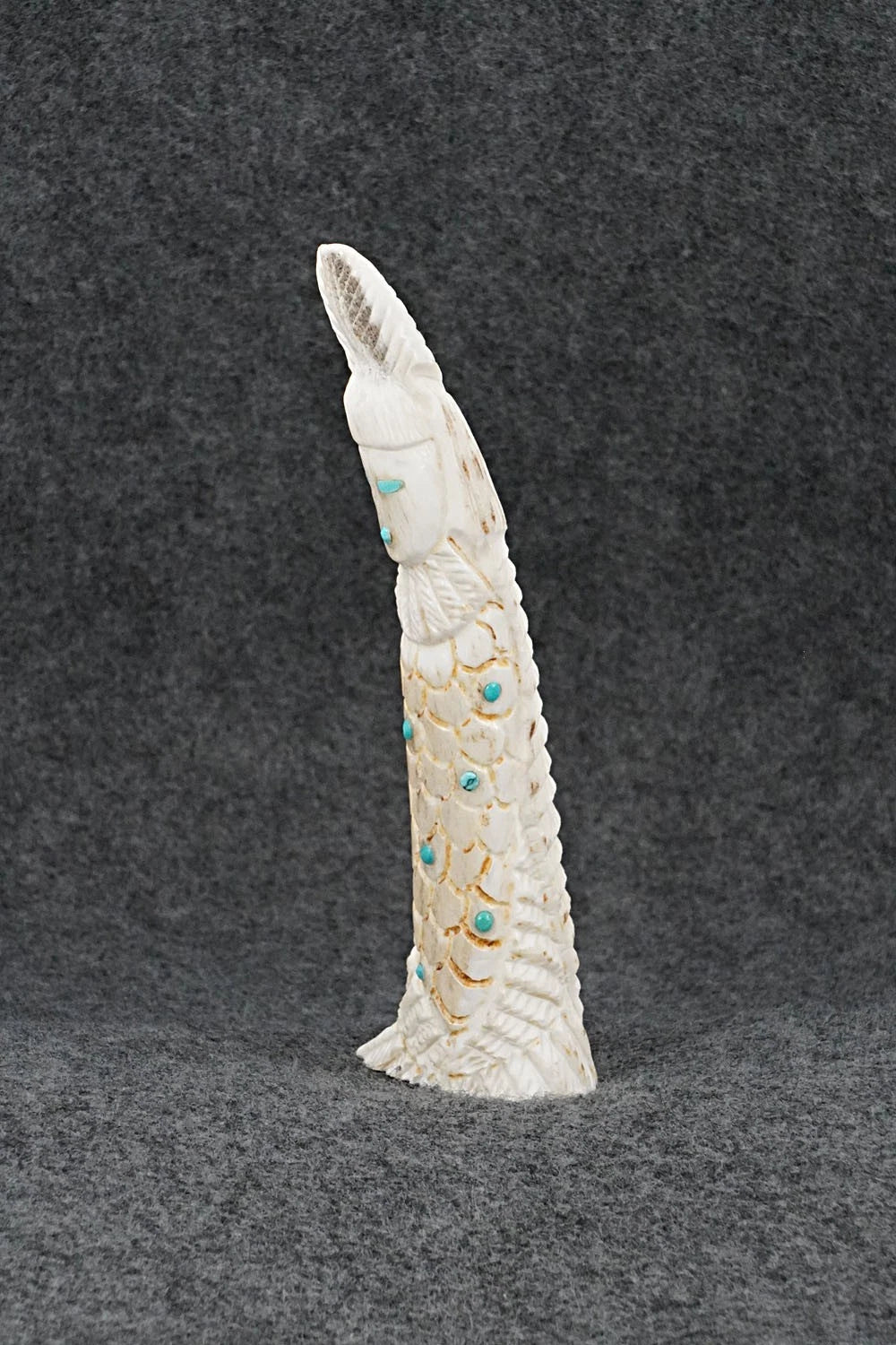 Corn Maiden Zuni Fetish Carving - Garrick Weeka
