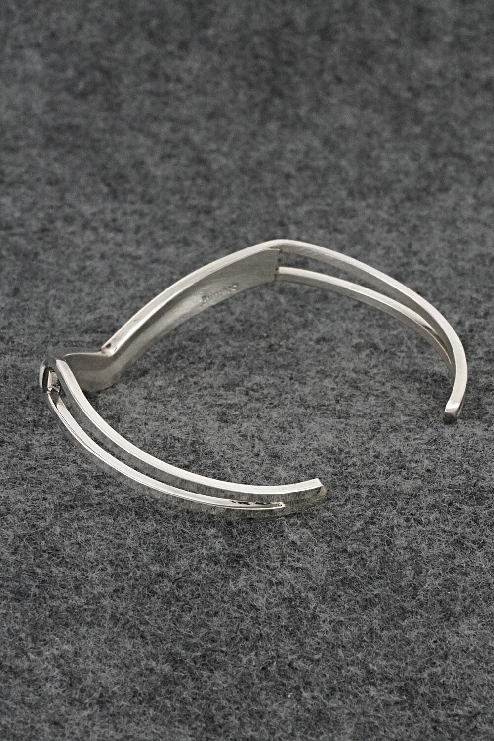 White Buffalo & Sterling Silver Inlay Bracelet - Jamie Johnson