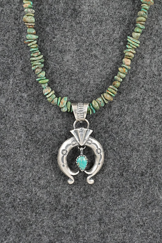Turquoise & Sterling Silver Necklace - Sharon McCarthy