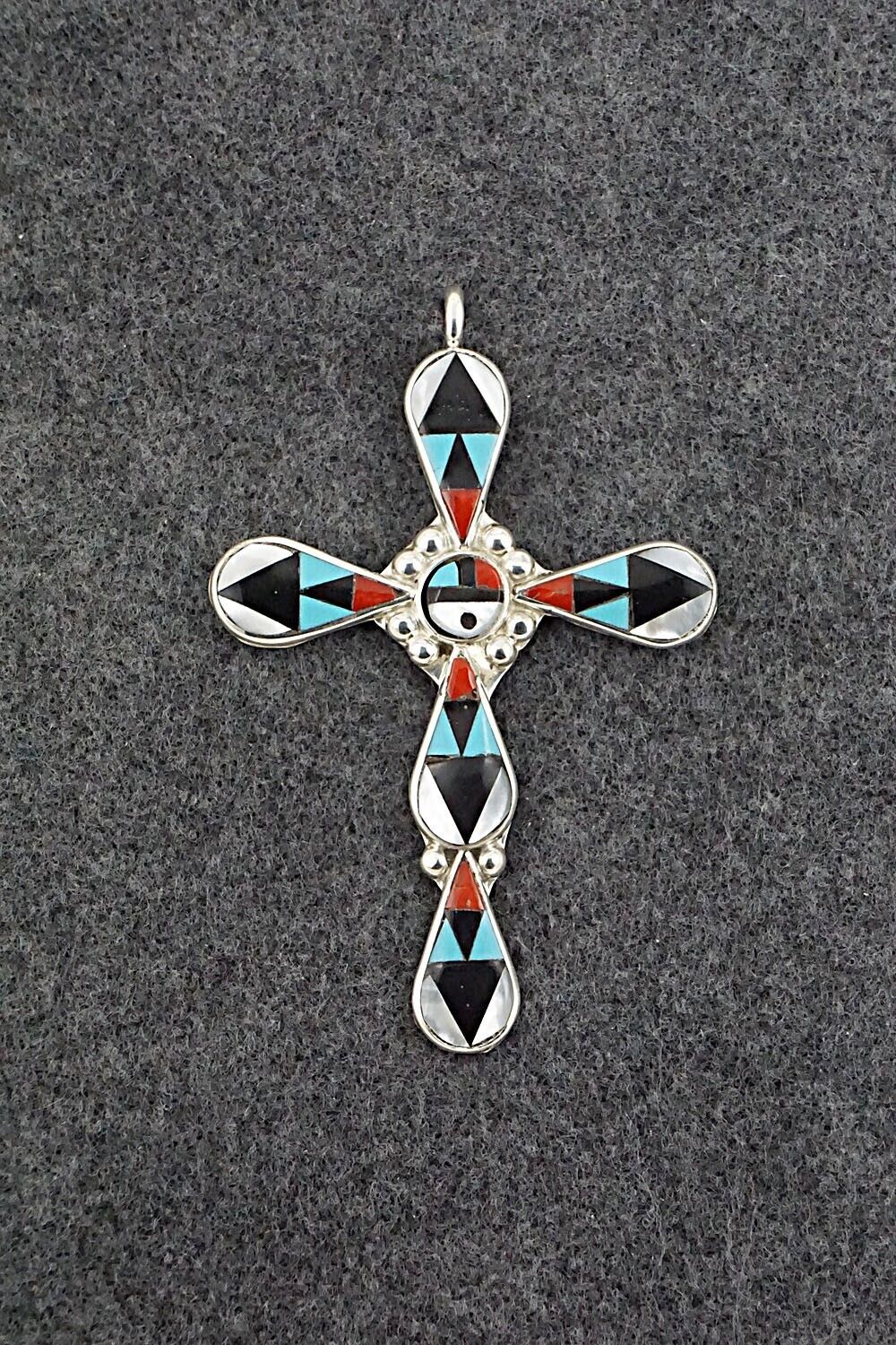 Multi-Stone & Sterling Silver Pendant - Florency Lucio