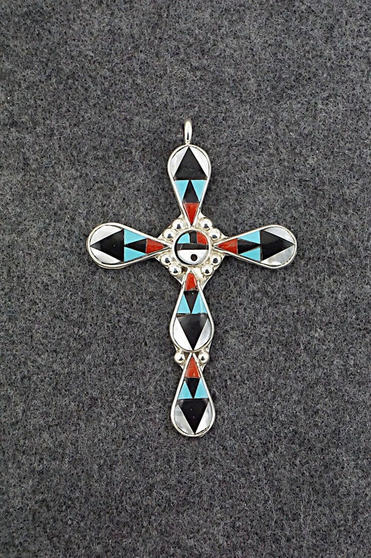 Multi-Stone & Sterling Silver Pendant - Florency Lucio