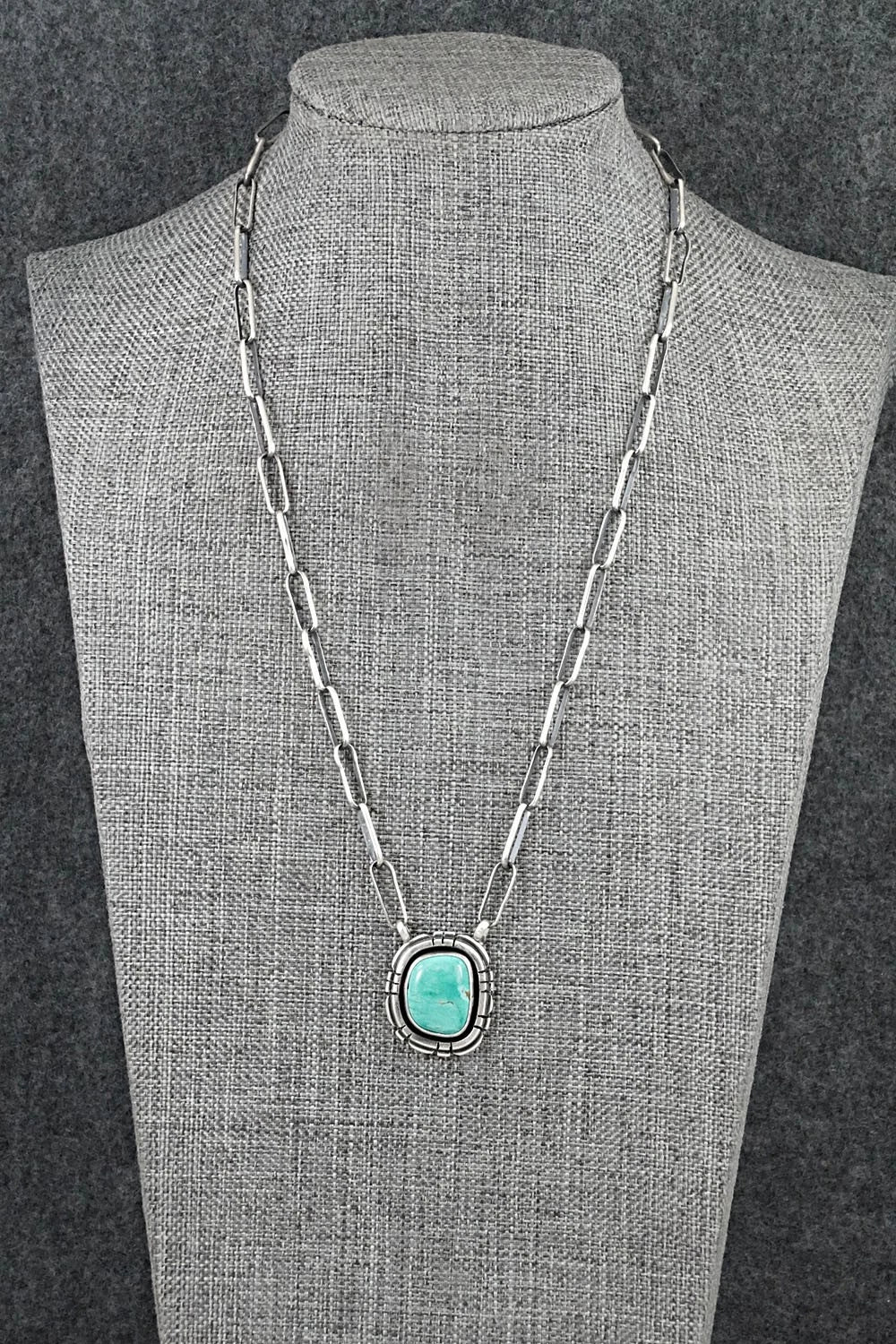 Turquoise & Sterling Silver Necklace - Daniel Benally