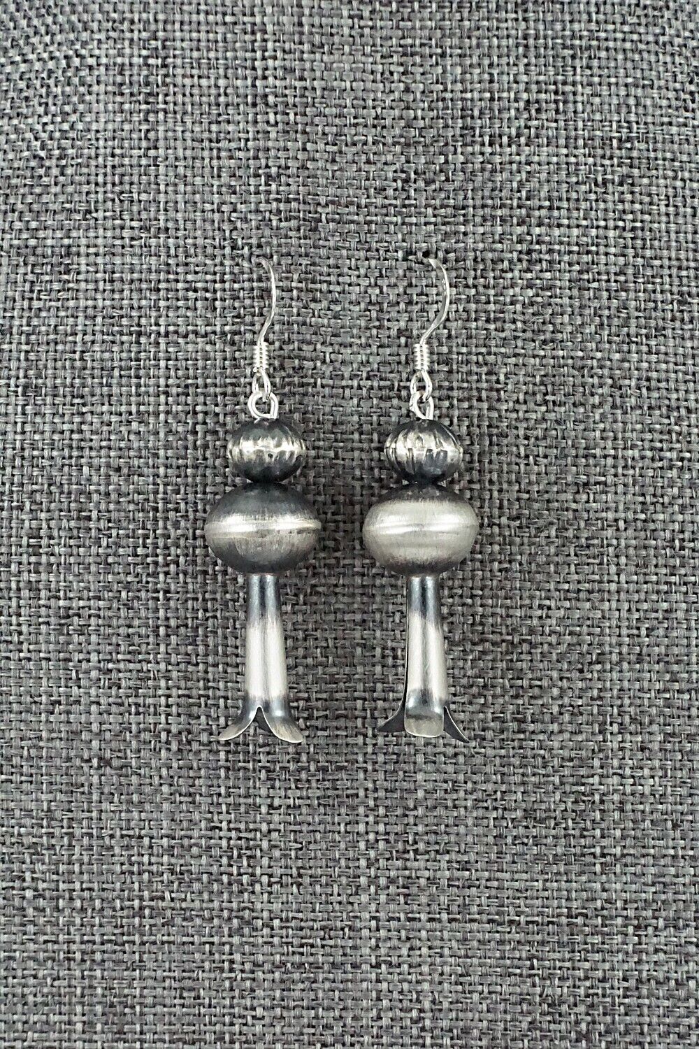 Sterling Silver Navajo Pearl Earrings - Tonisha Haley