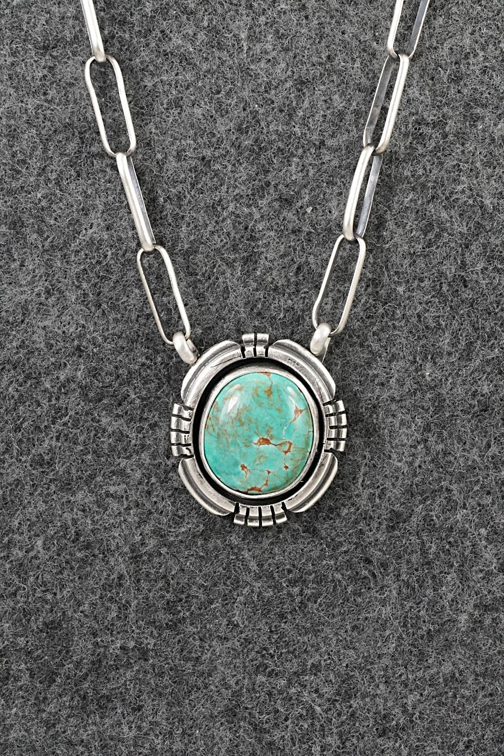 Turquoise & Sterling Silver Necklace - Daniel Benally