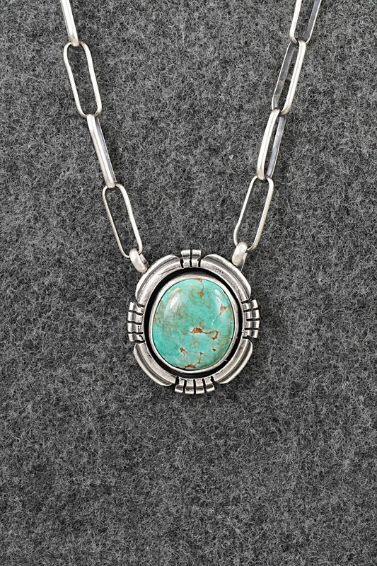 Turquoise & Sterling Silver Necklace - Daniel Benally