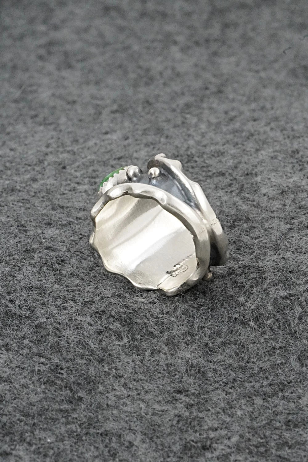 Turquoise & Sterling Silver Ring - Genevieve Francisco - Size 7