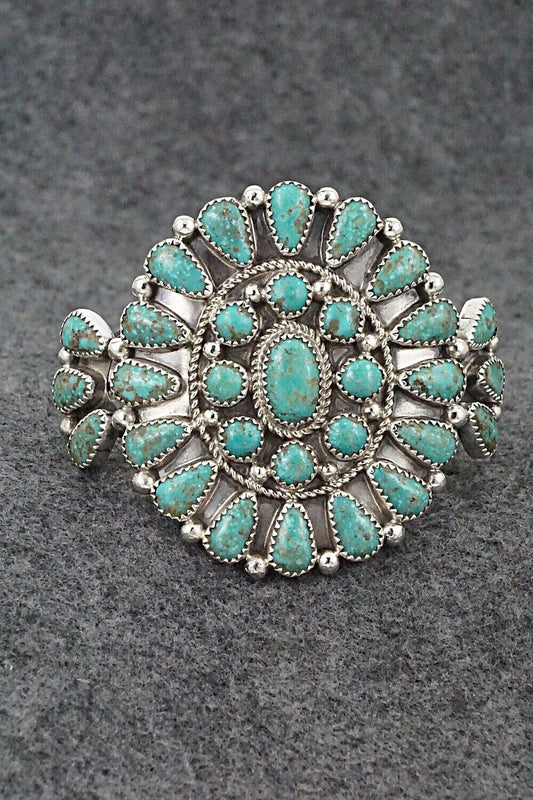 Turquoise & Sterling Silver Bracelet - Mike Platero