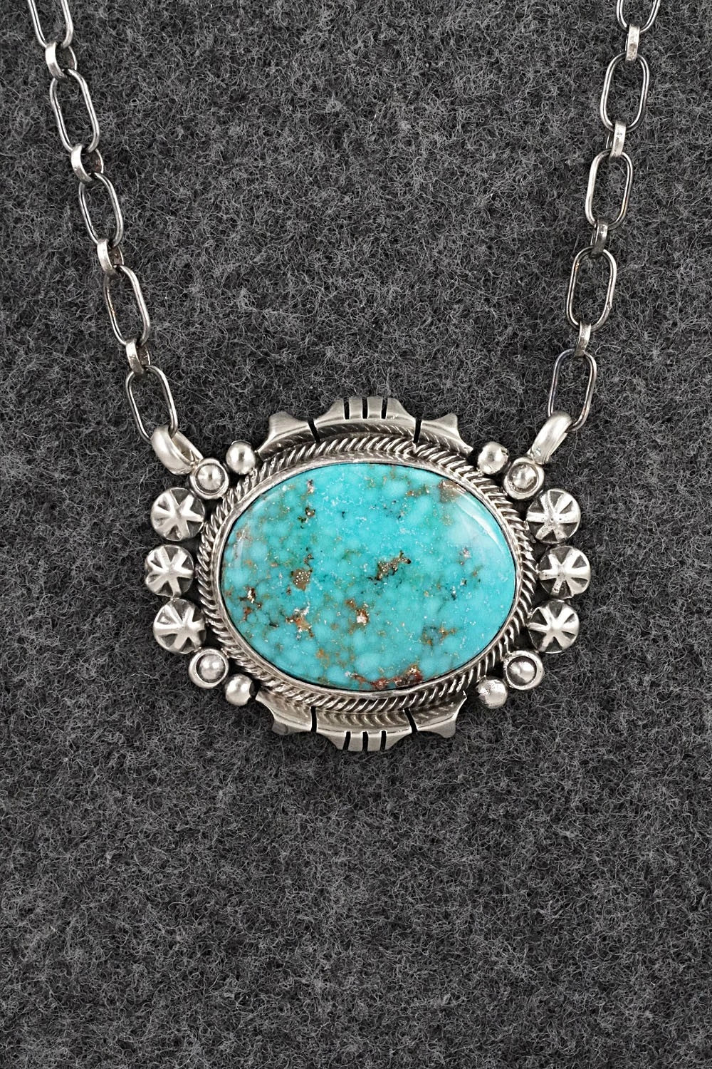 Turquoise & Sterling Silver Necklace - Daniel Benally