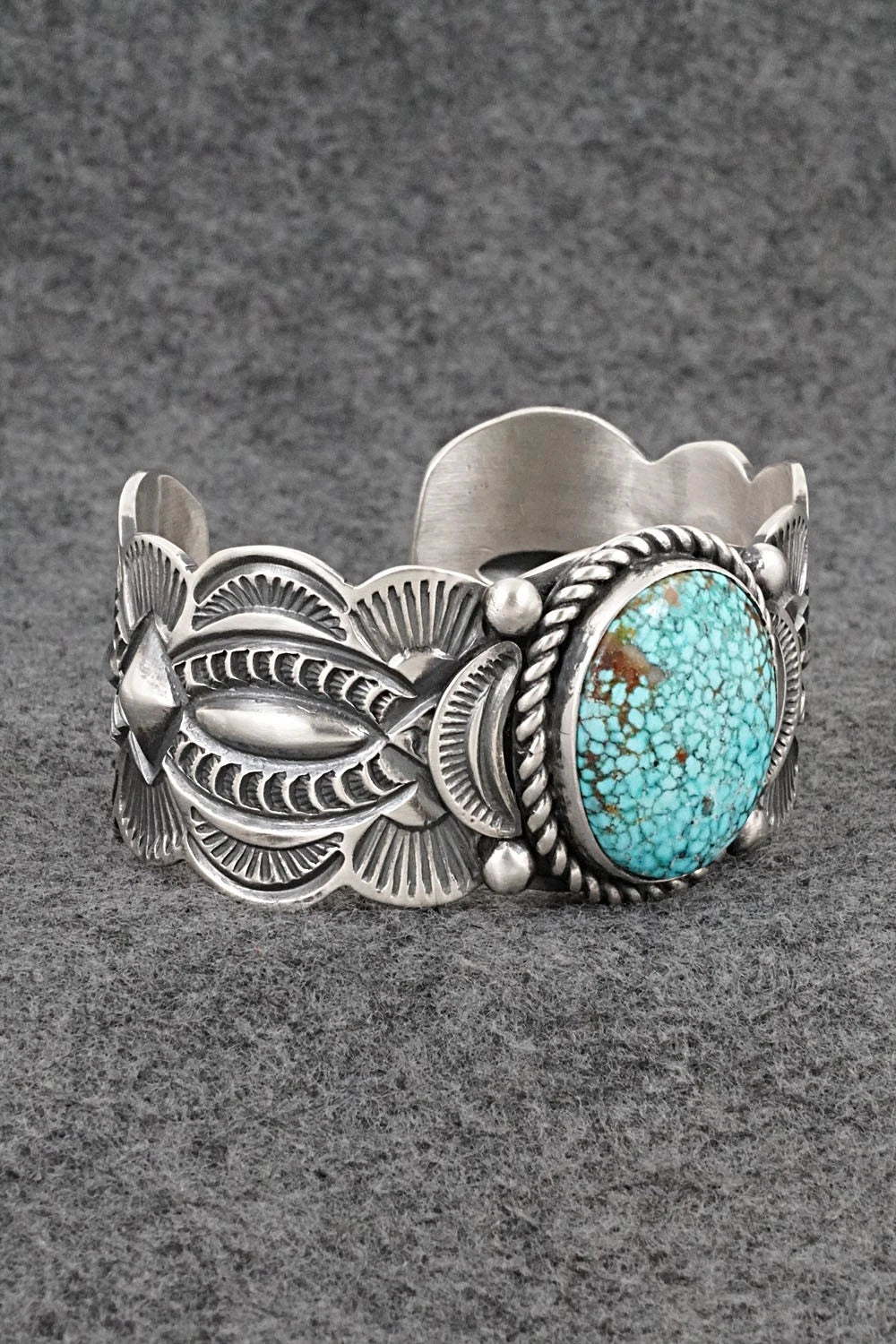 Turquoise & Sterling Silver Bracelet - Arnold Blackgoat