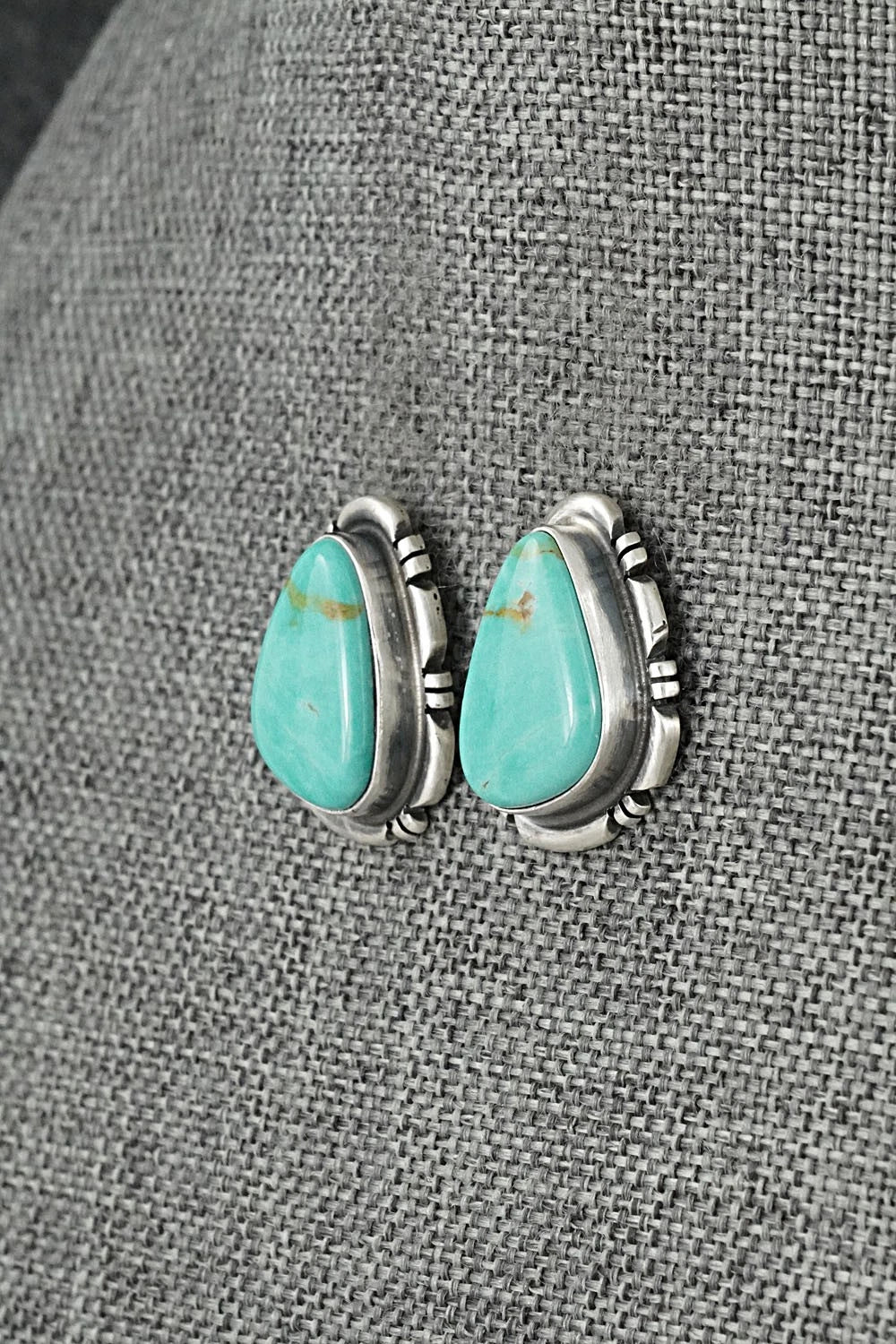 Turquoise & Sterling Silver Earrings - Thomas Francisco