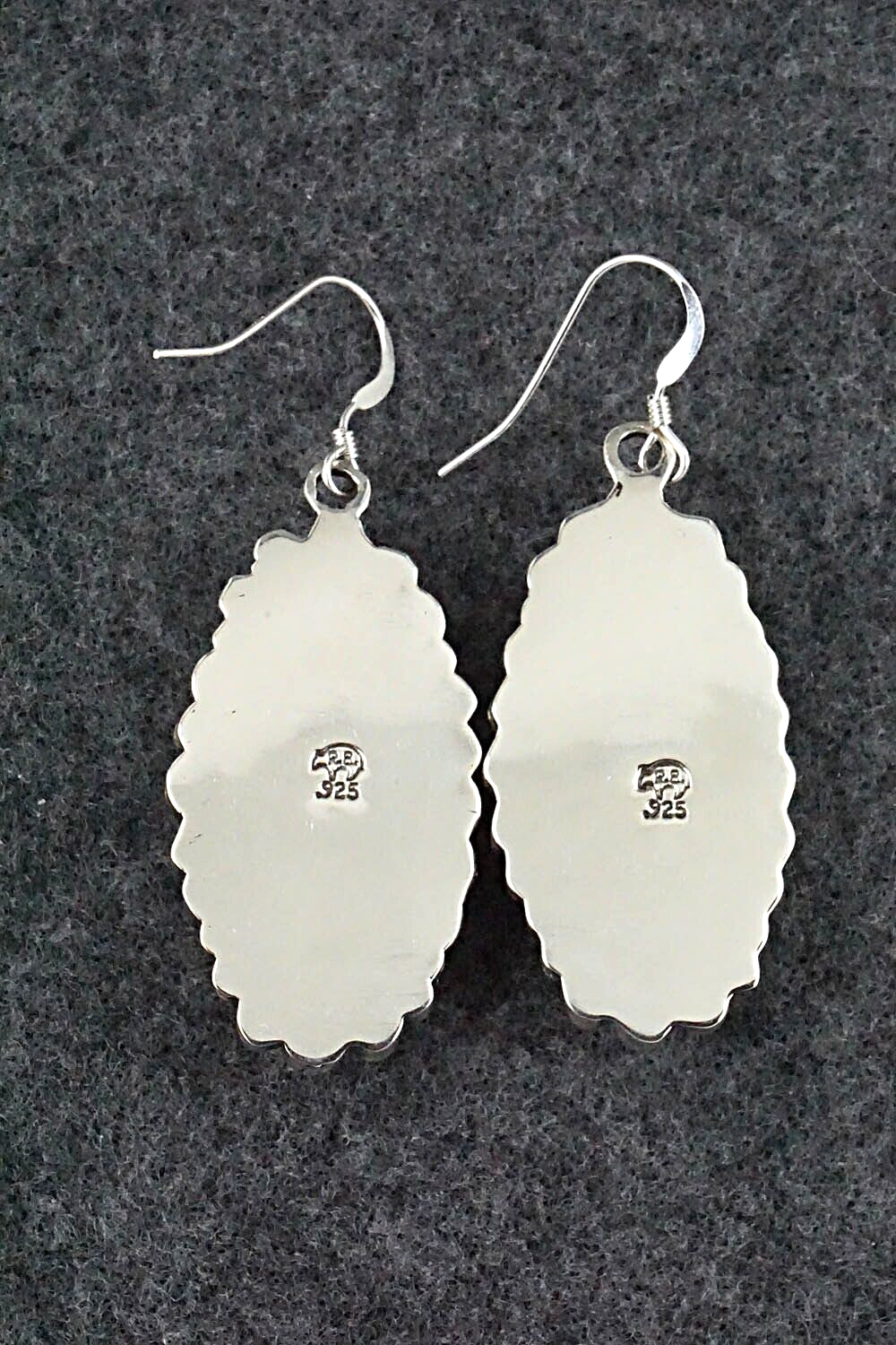 Turquoise & Sterling Silver Earrings - Sheena Jack