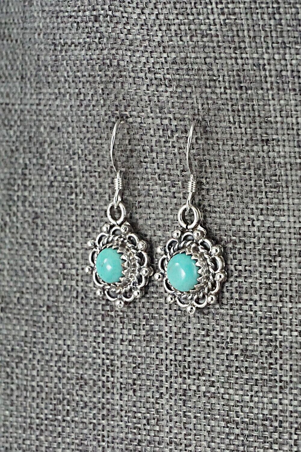Turquoise & Sterling Silver Earrings - Emery Spencer