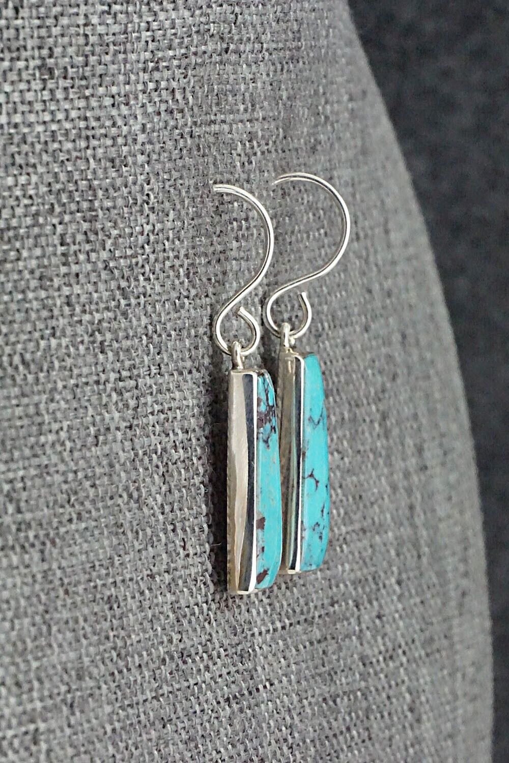 Turquoise & Sterling Silver Earrings - Cathy Webster