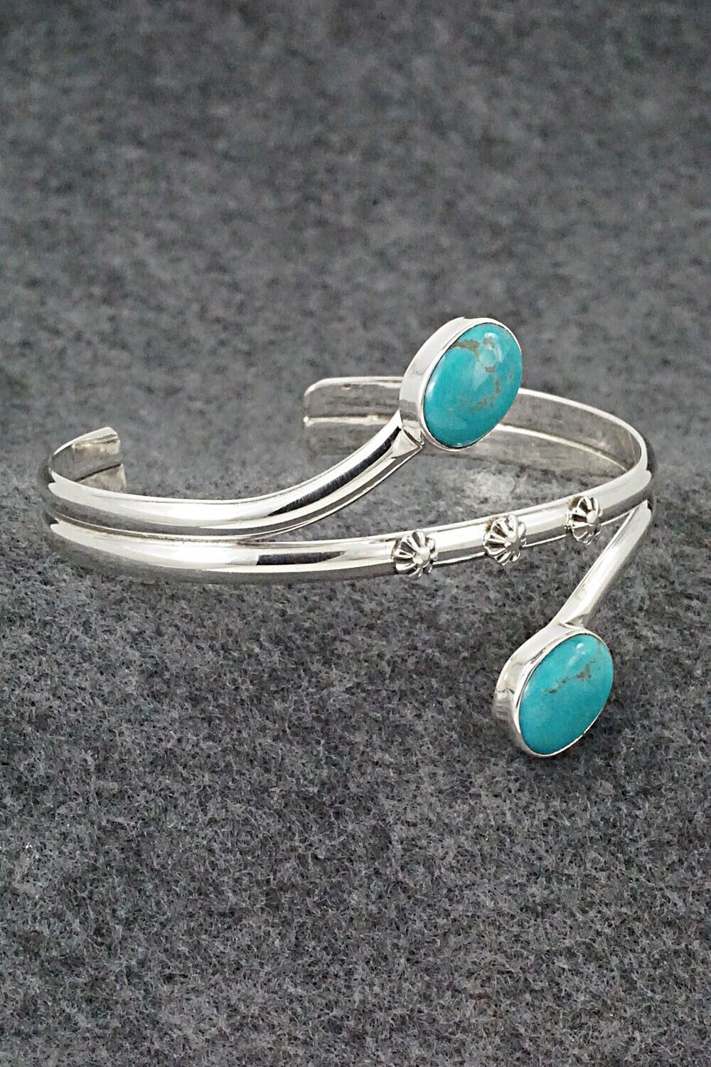 Turquoise & Sterling Silver Bracelet - Thomas Yazzie