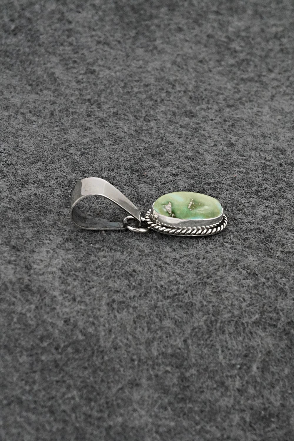 Turquoise & Sterling Silver Pendant - Rosemary Saunders