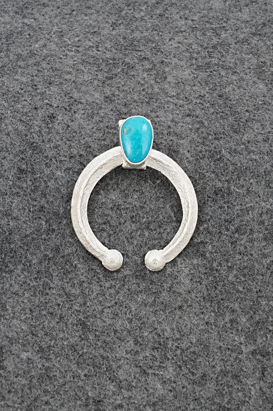 Turquoise & Sterling Silver Pendant - Cody Noble