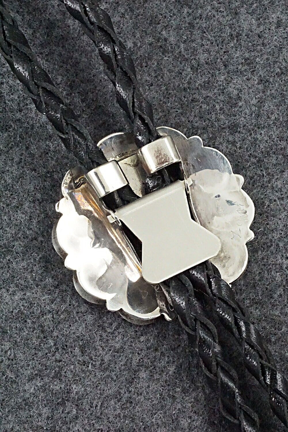 Multi Stone & Sterling Silver Bolo Tie - Delwin Gasper