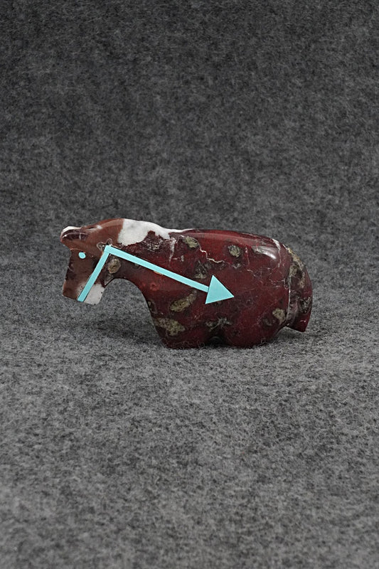 Horse Zuni Fetish Carving - Bernard Laiwakete