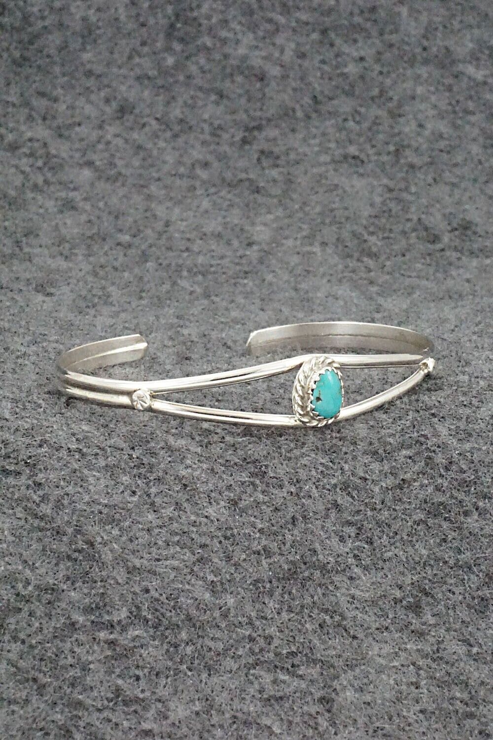 Turquoise & Sterling Silver Bracelet - Elton Cadman