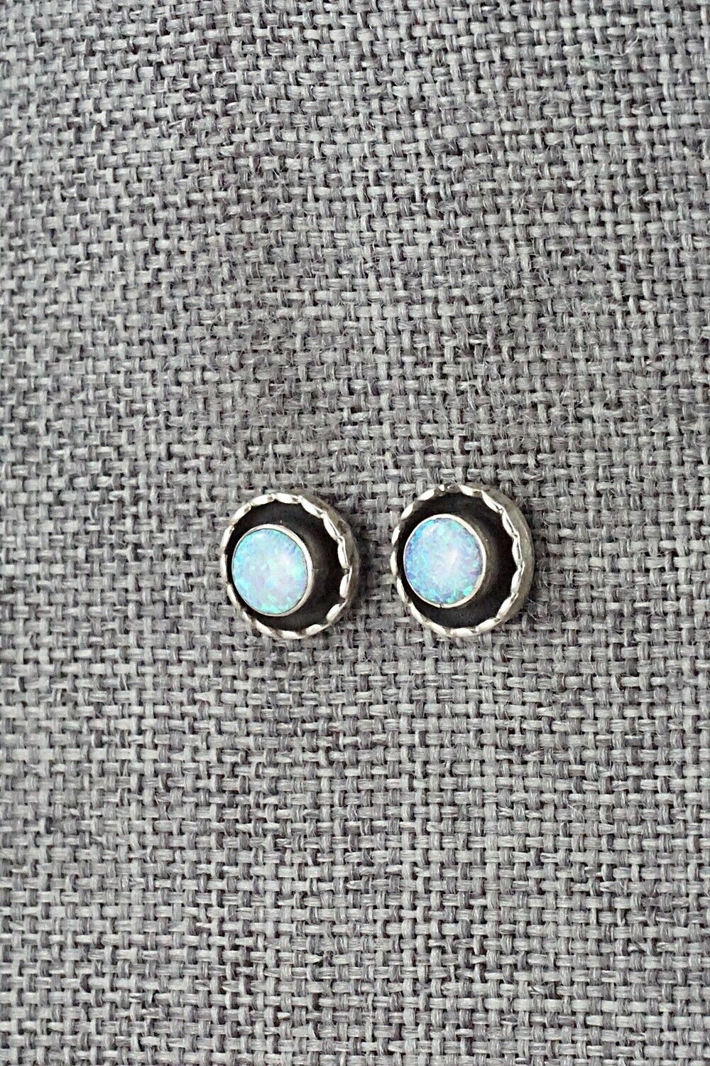 Opalite & Sterling Silver Earrings - Carina Leekity