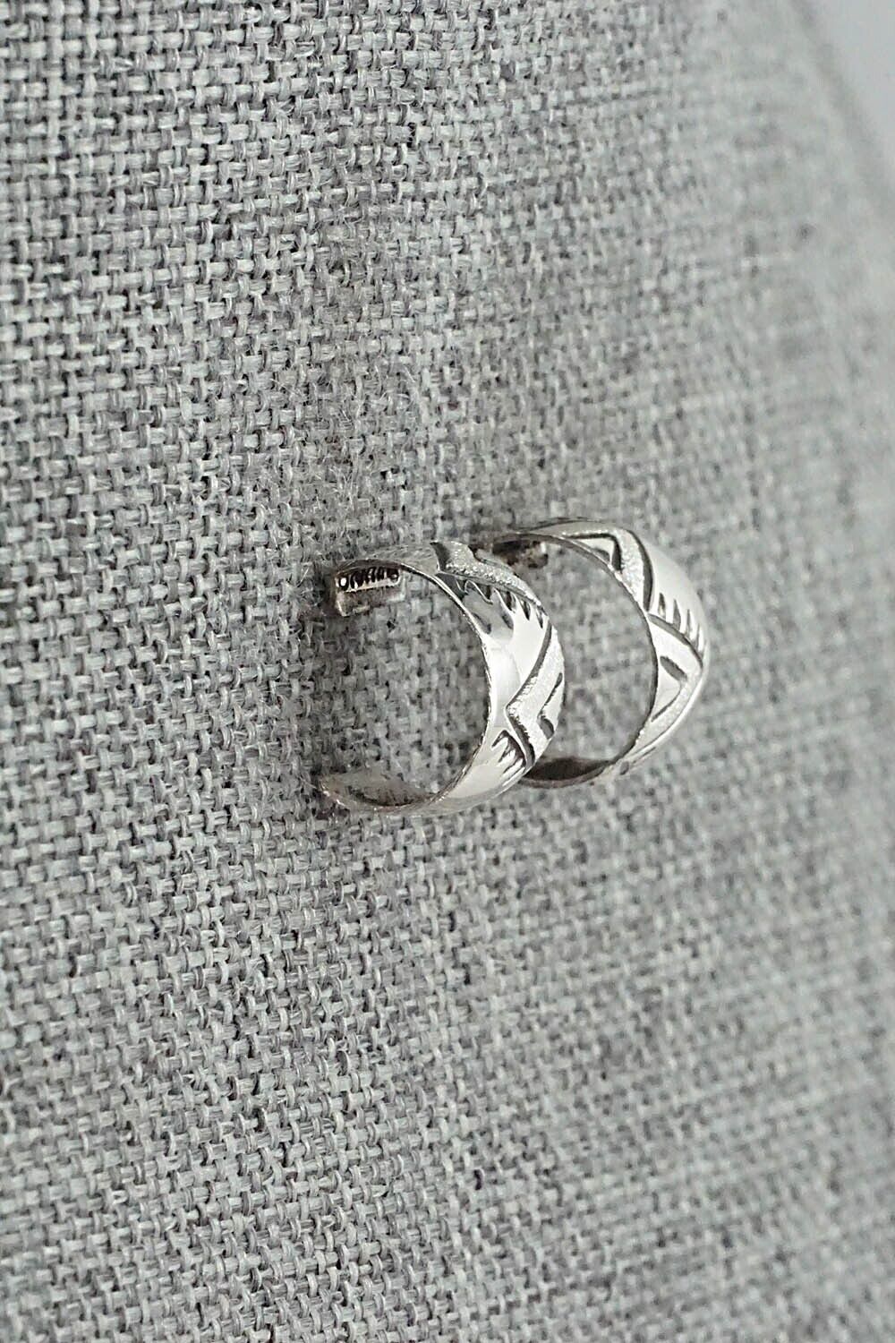 Sterling Silver Hoop Earrings - Nora Ashley