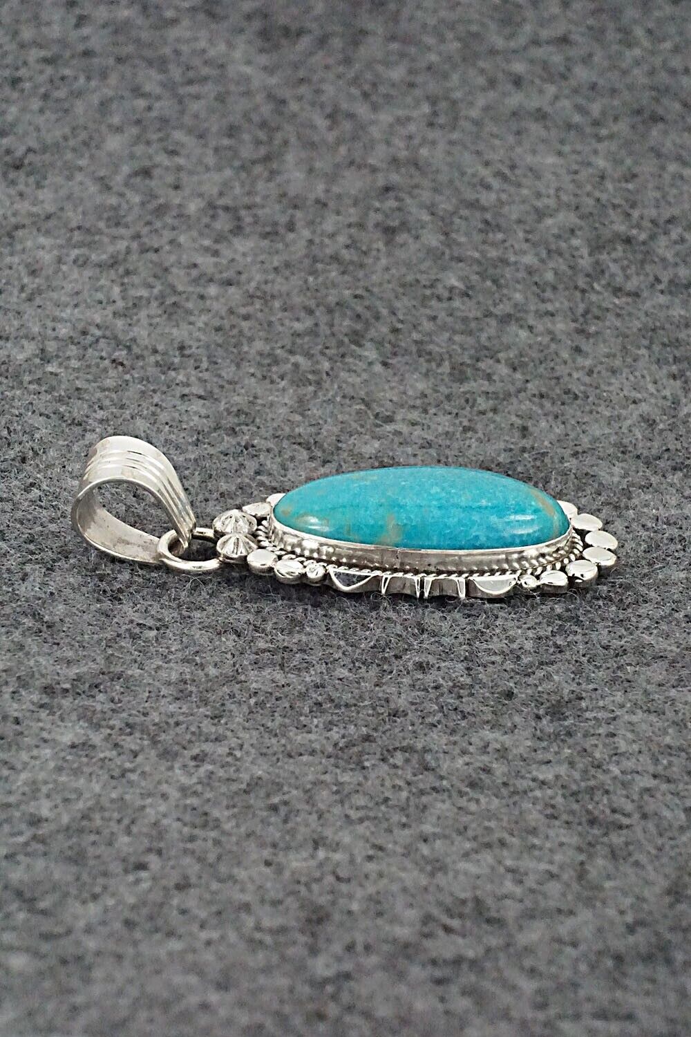 Turquoise & Sterling Silver Pendant - Daniel Benally