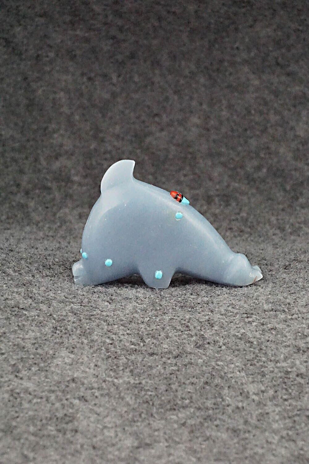 Dolphin Zuni Fetish Carving - Danette Laate
