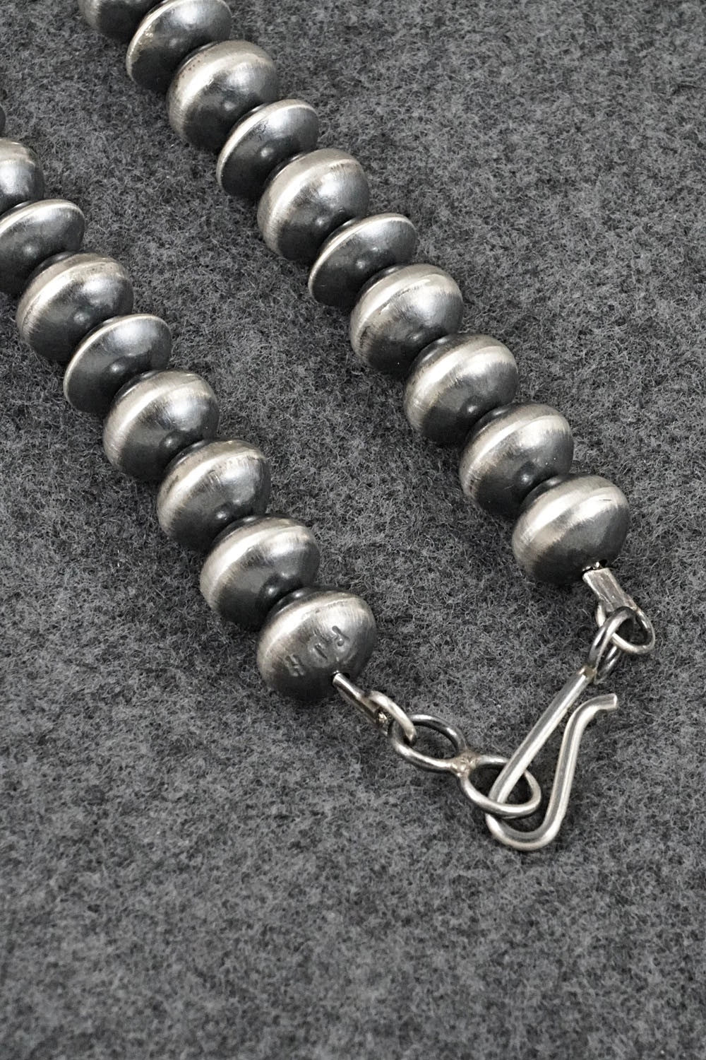 Sterling Silver Navajo Pearl Necklace 22" - Preston Haley