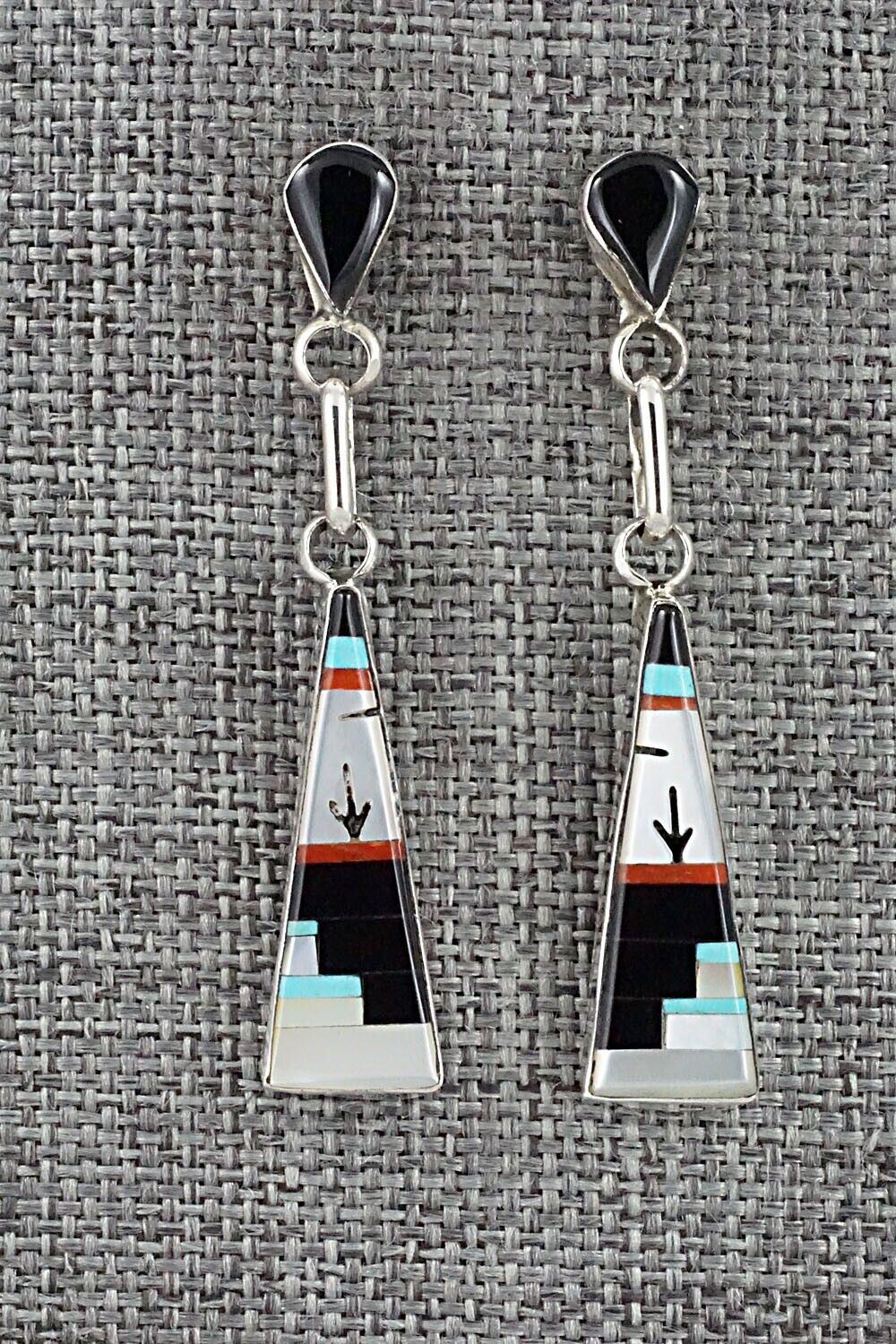Multi-Stone & Sterling Silver Earrings - Jason Bobelu