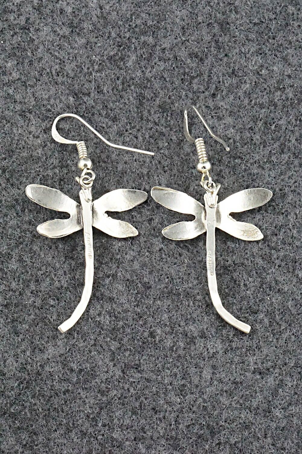 Onyx & Sterling Silver Earrings - Lucille Platero