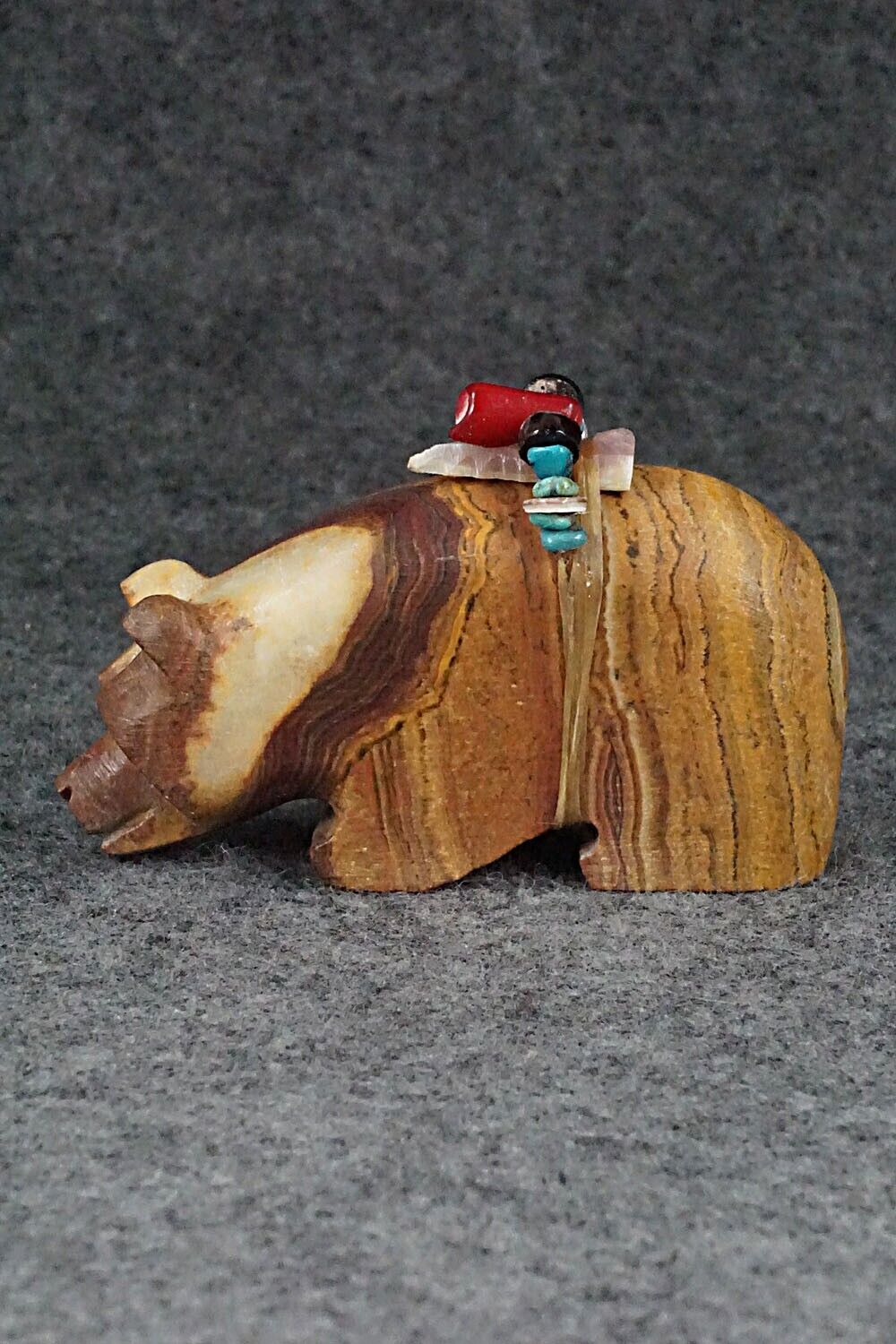 Bear Zuni Fetish Carving - Douglas Martza