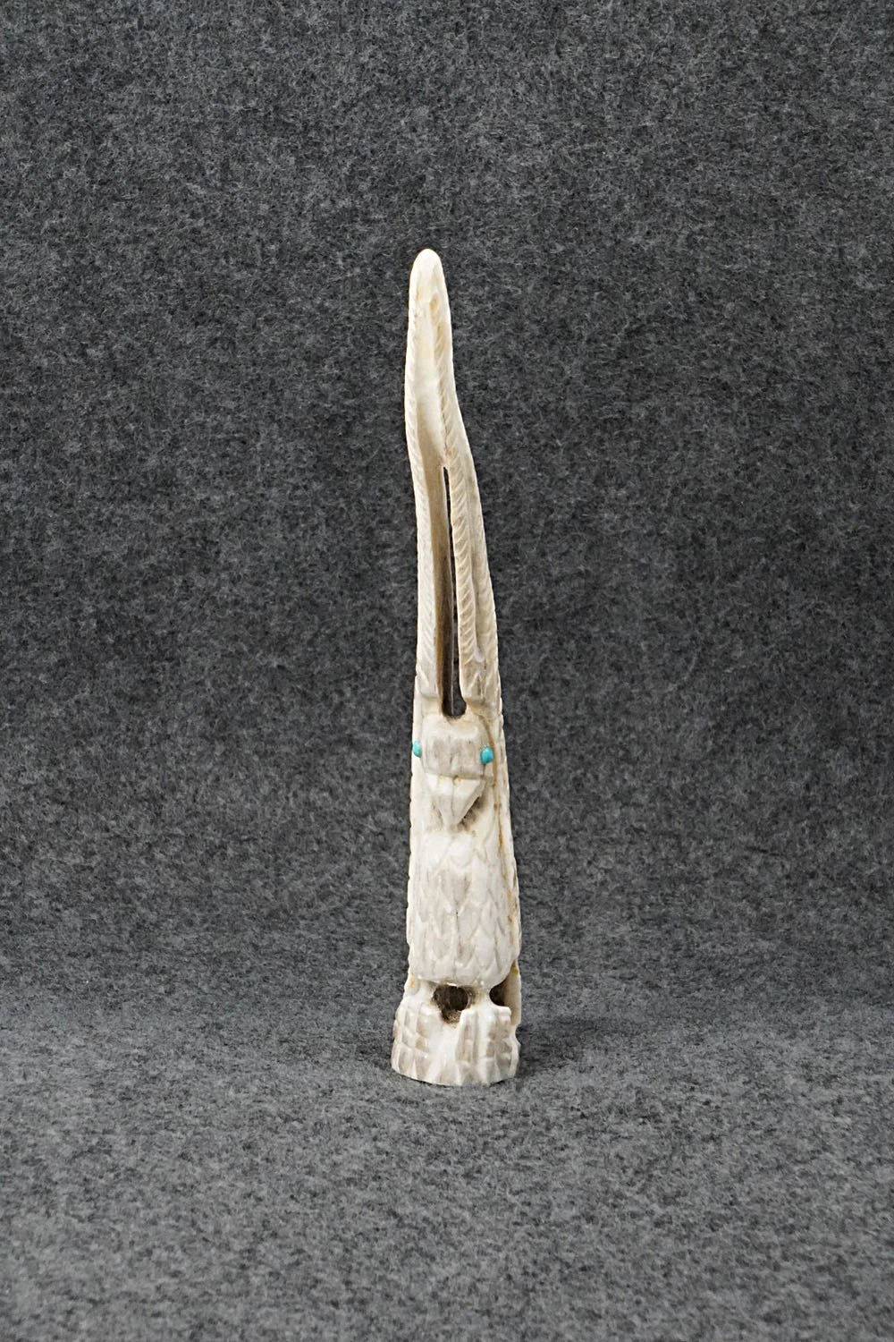 Eagle Zuni Fetish Carving - Garrick Weeka